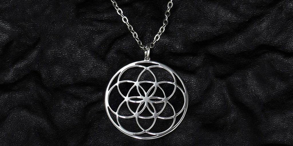 Pendant with symbol seed of life